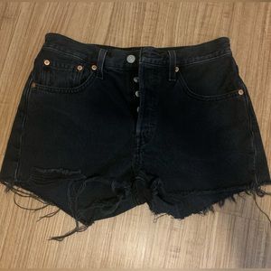 Levi’s 501 high rise shorts